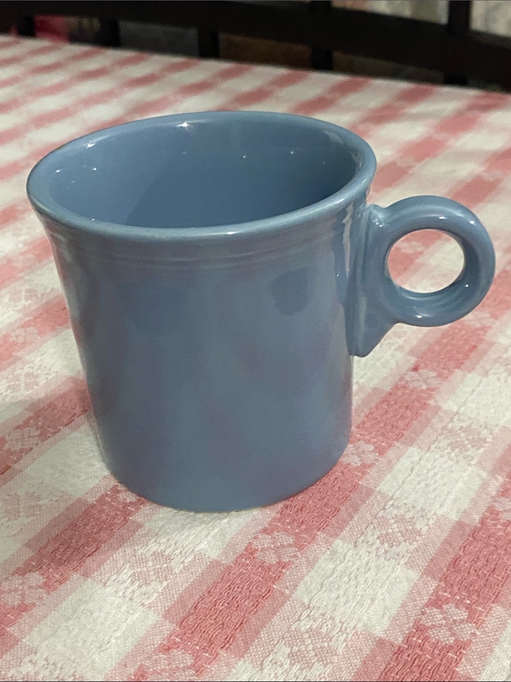 Fiesta Periwinkle Blue Ceramic Coffee Mug with Loop Handle